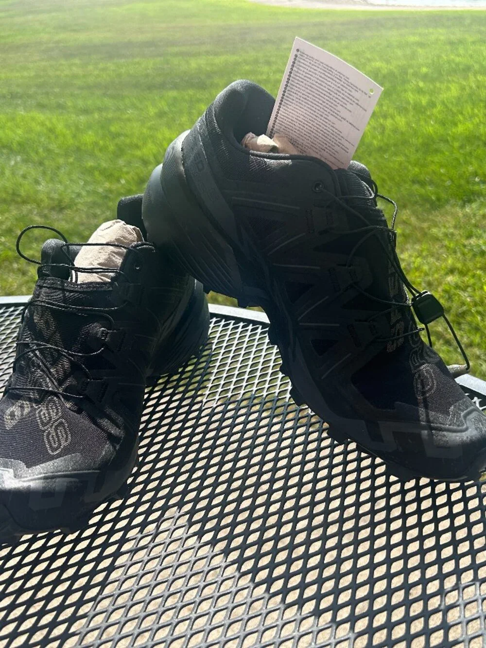 ✨ Salomon Black Athletic Shoe — Size 9 ✨ NEW WITH TAGS